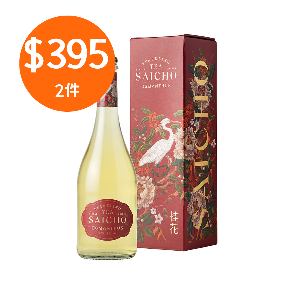 Buy 2 for HK$395 - SAICHO Sparkling Tea Gift Pack - Osmanthus  (750mL)