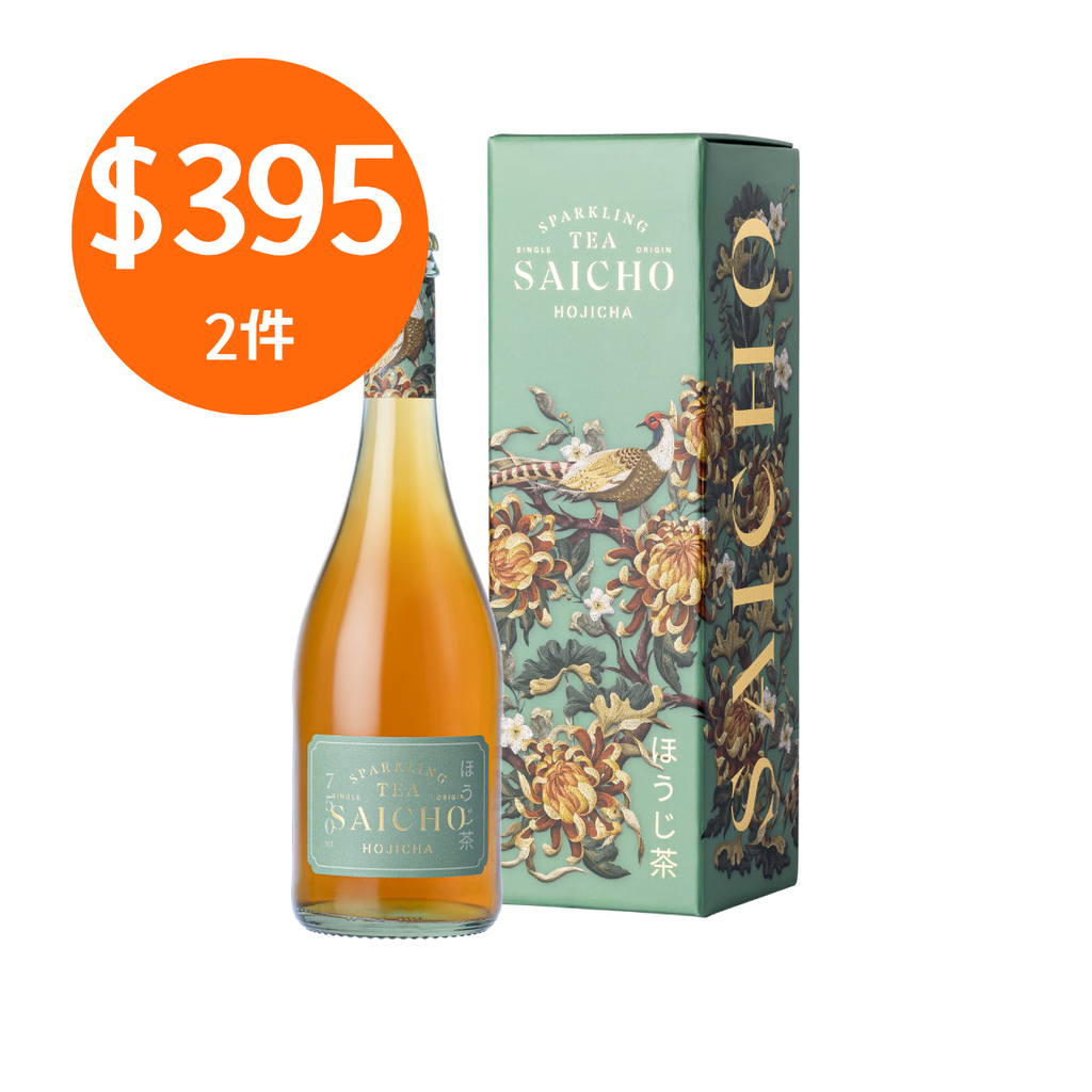 Buy 2 for HK$395 - SAICHO Sparkling Tea Gift Pack - Hojicha  (750mL)