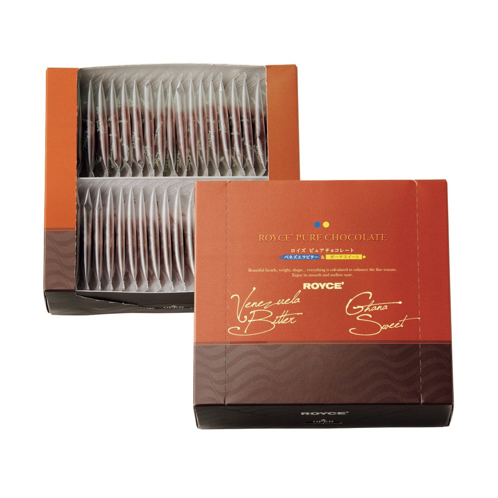 ROYCE' 純巧克力 - 委內瑞拉特濃味及迦納甜味  (40pcs)