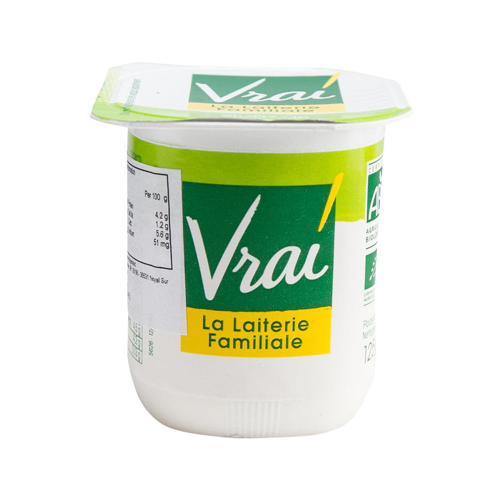 VRAI Organic Yoghurt - Plain  (125g) - city'super E-Shop
