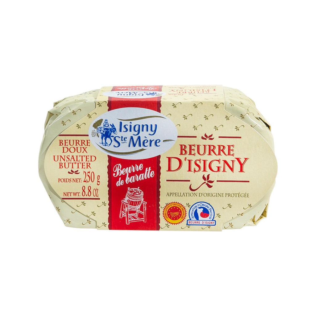 ISIGNY Beurre d'Isigny AOP Unsalted Butter  (250g)