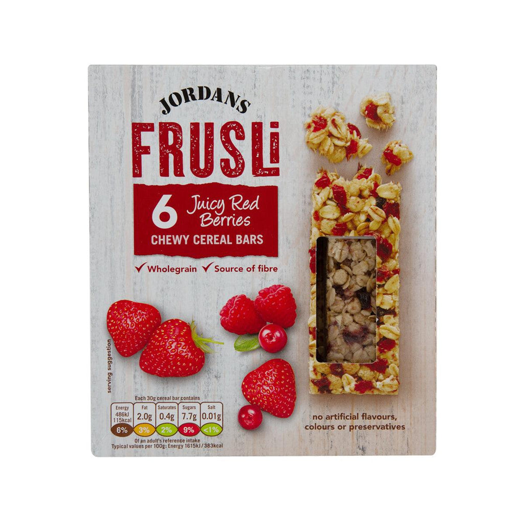 JORDANS Frusli Chewy Cereal Bars - Juicy Red Berry  (150g)