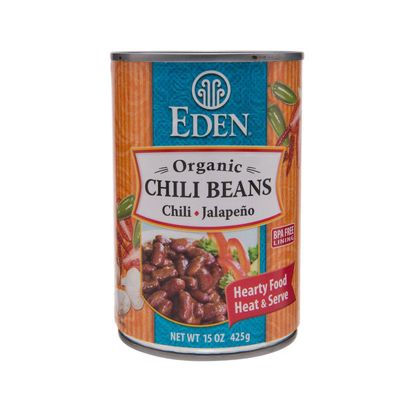 Eden 有機辣椒豆 - 辣椒和墨西哥辣椒（425g）