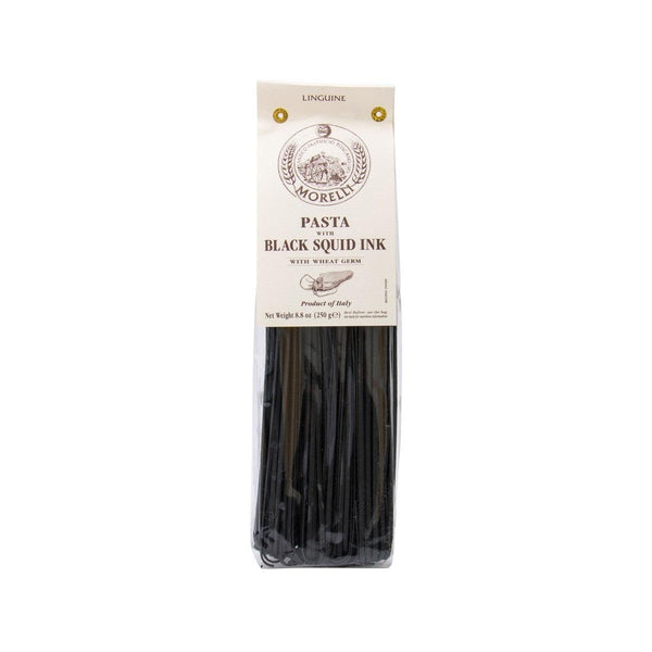 Morelli 黑墨魚汁小麥胚扁麵 (250g)