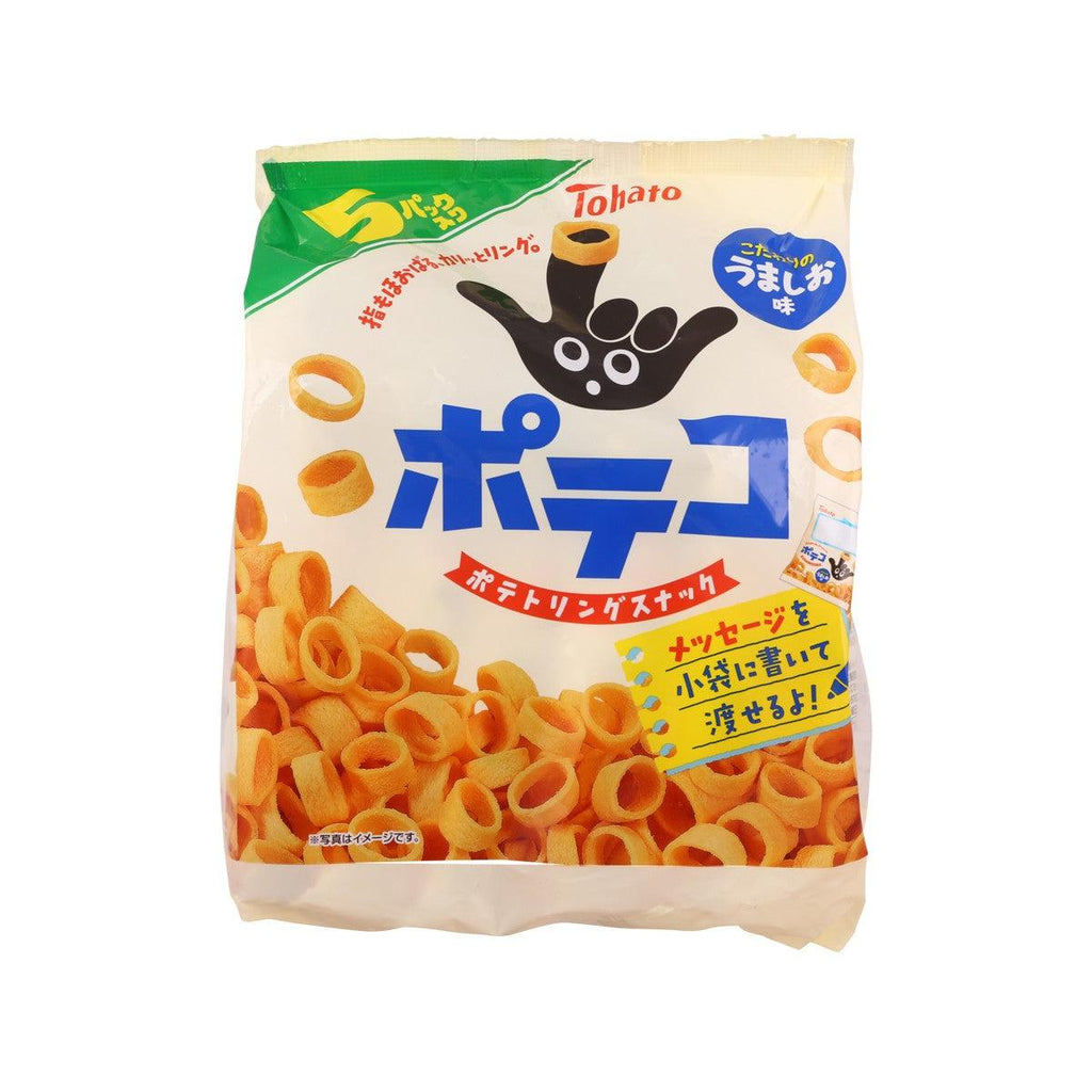TOHATO Poteko Potato Ring Snack - Lightly Salted  (5 x 24g) - city'super E-Shop