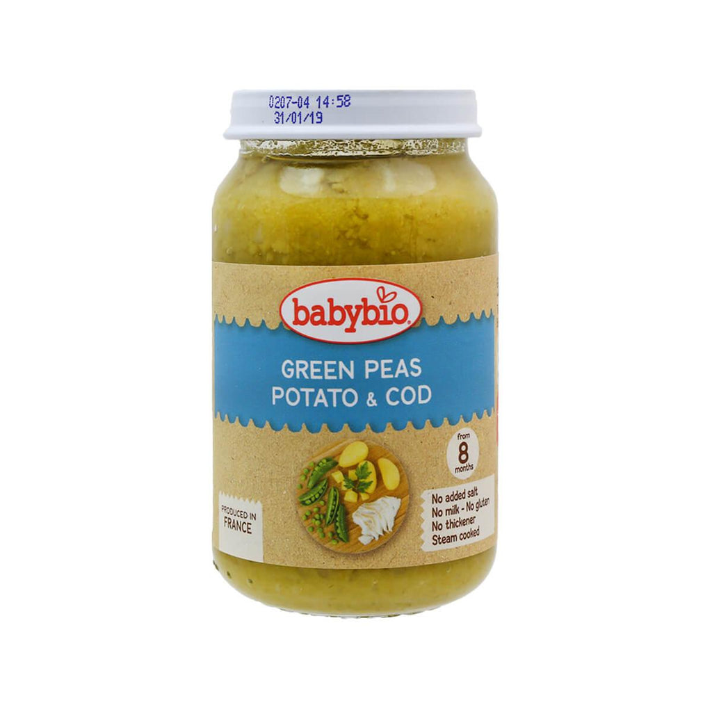 BABYNAT 法國嬰兒食品 - 青豆薯仔鱈魚  (200g)