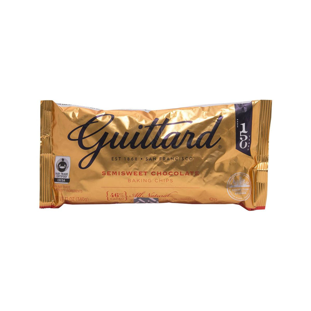 GUITTARD 烘焙用半甜朱古力粒  (340g)