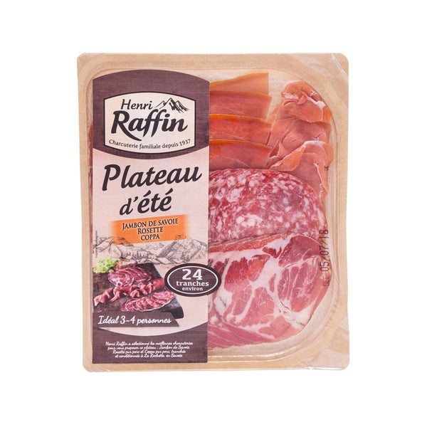 Henri Raffin Picnic Plateur - 乾燥火腿、Coppa Ham、玫瑰花結（180g）