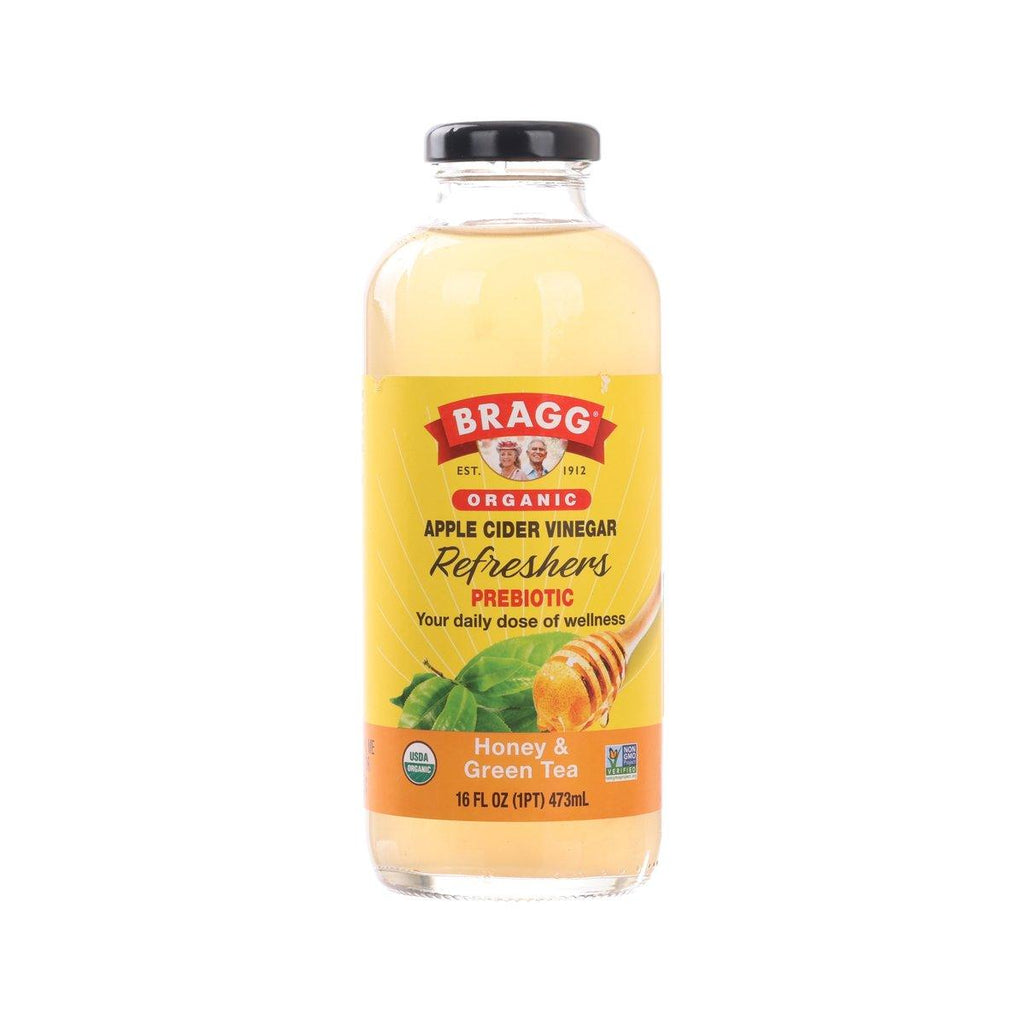 BRAGG 有機蜂蜜綠茶蘋果醋飲品  (473mL)