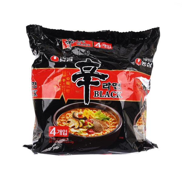 農心 韓國黑版辛辣麵  (4 x 134g)