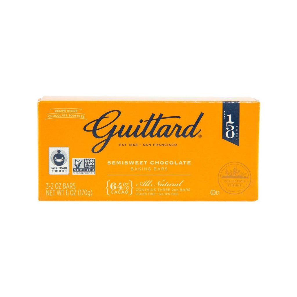 GUITTARD 烘焙用半甜朱古力 (64%可可)  (170g)