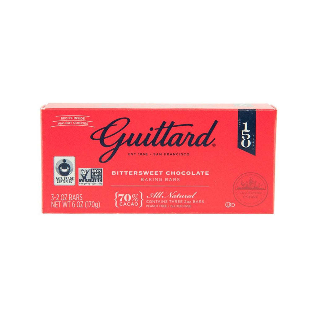 Guittad 苦甜巧克力美味烘焙棒 - 70% 可可（170 克）