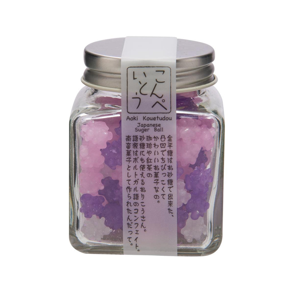青木光悅堂 紫藤色金平糖果  (50g)