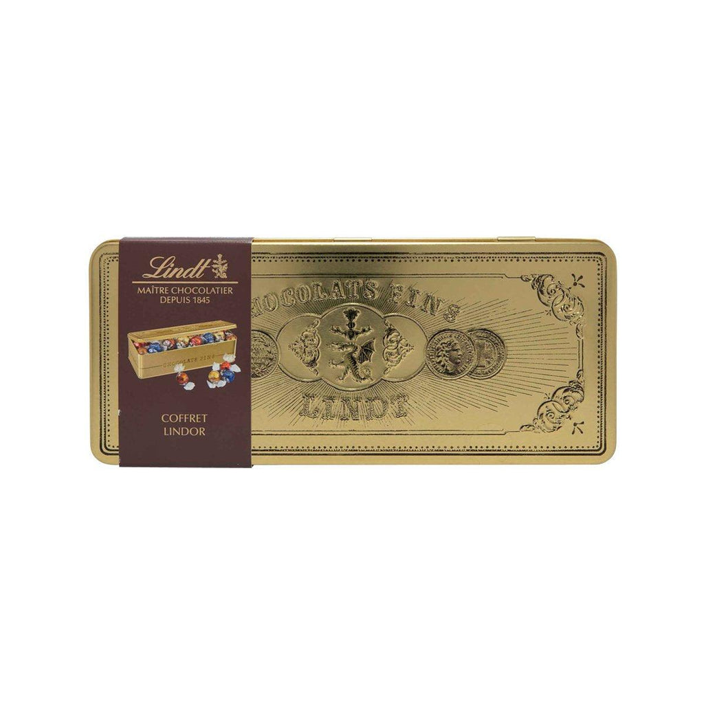 LINDT Lindor 什錦巧克力球鐵盒禮盒 (400g)
