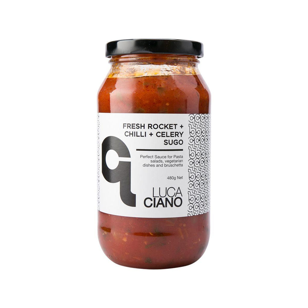 LUCA CIANO 新鮮芝麻菜辣椒西芹蕃茄醬  (480g)