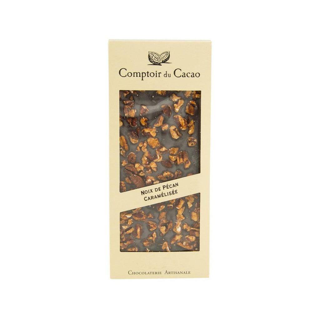 COMPTOIR DU CACAO 焦糖山核桃黑朱古力  (90g)