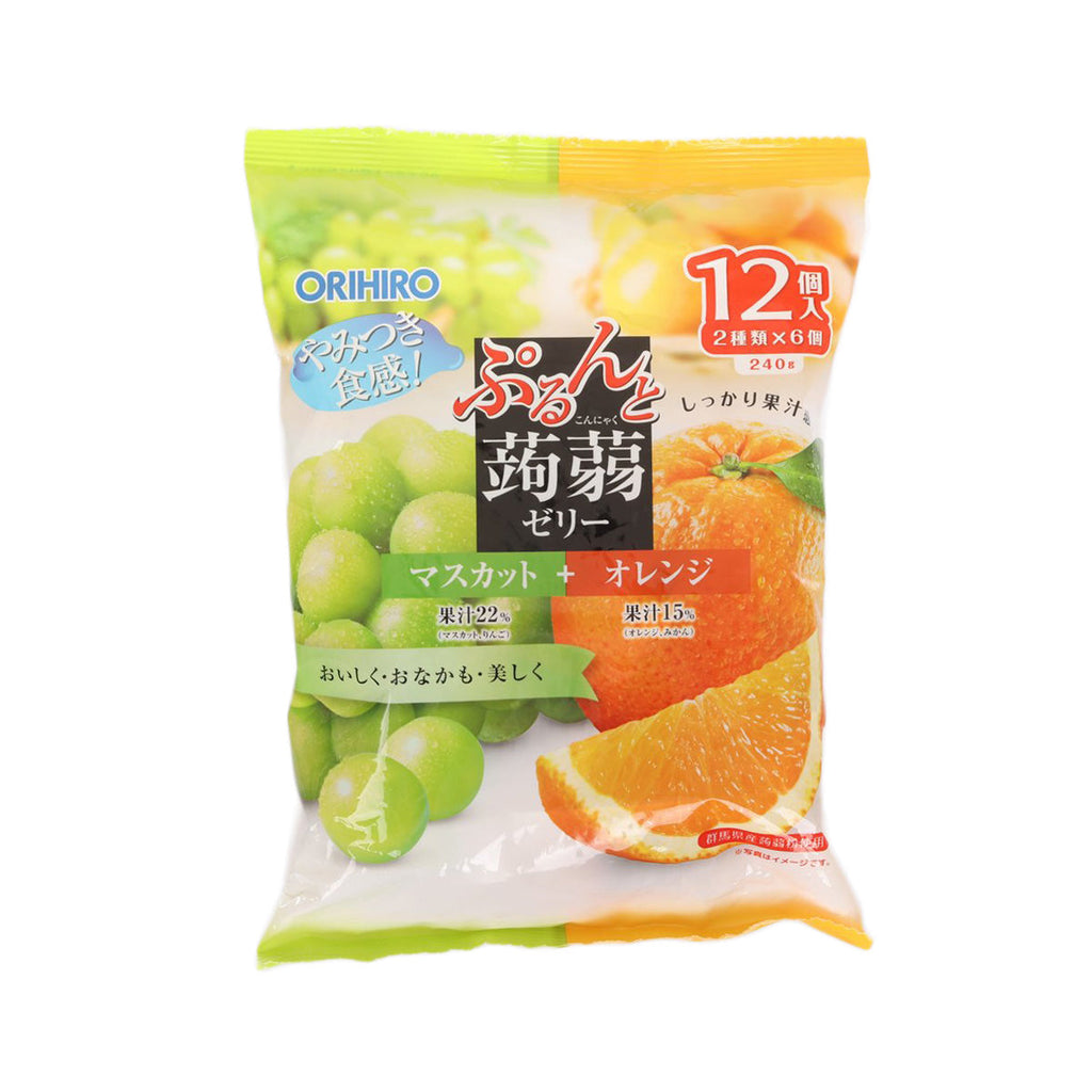 ORIHIRO 蒟蒻啫喱 - 香印提子及橙  (240g)