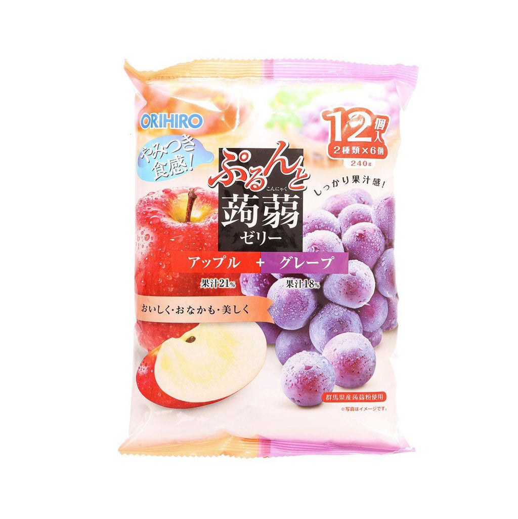 ORIHIRO 蒟蒻啫喱 - 蘋果及葡萄  (240g)