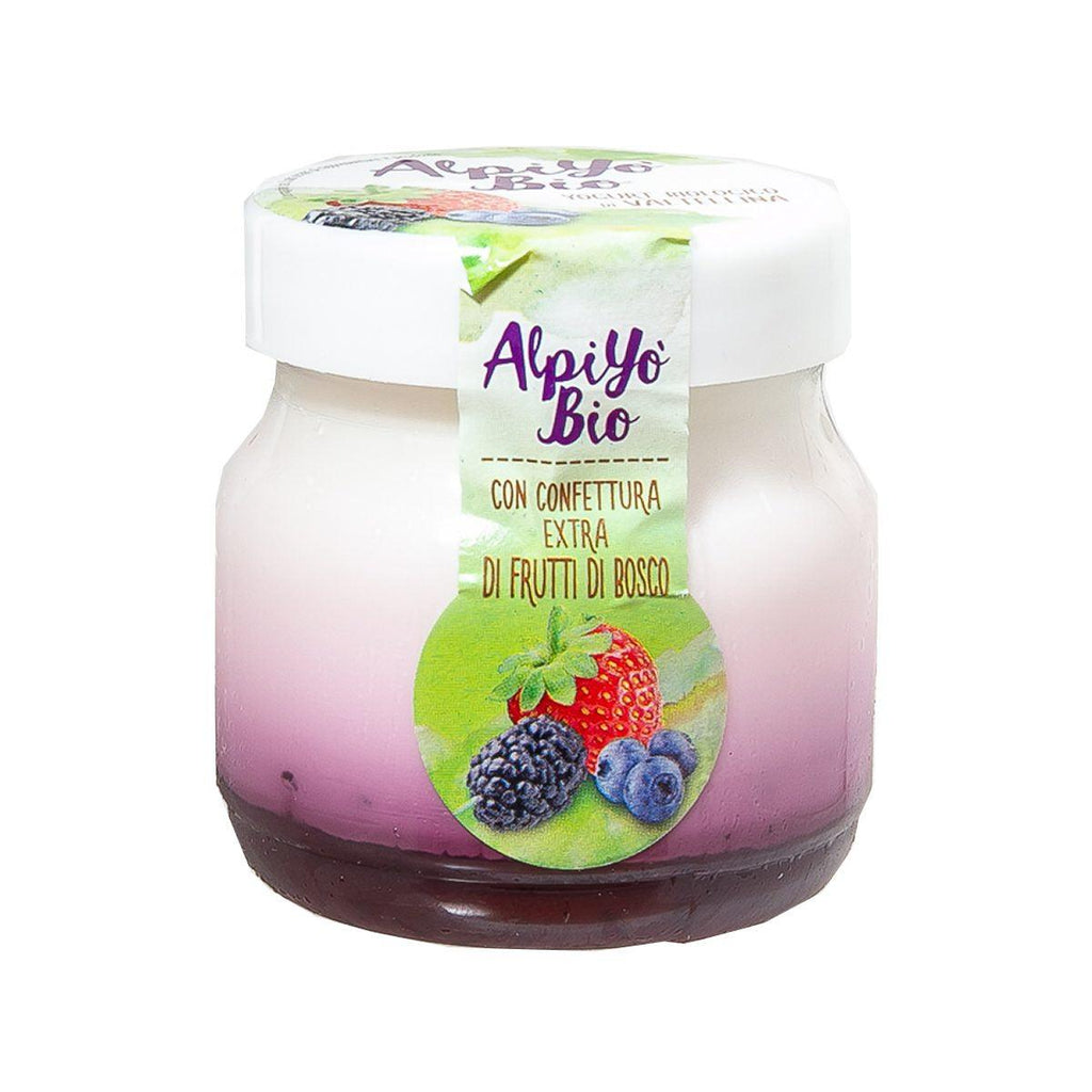 Alpiyo 有機優格加額外混合莓果果醬(125g)