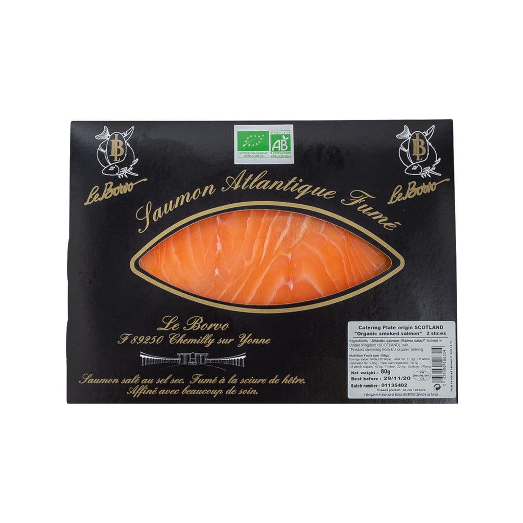 LE BORVO Organic Smoked Salmon  (80g)
