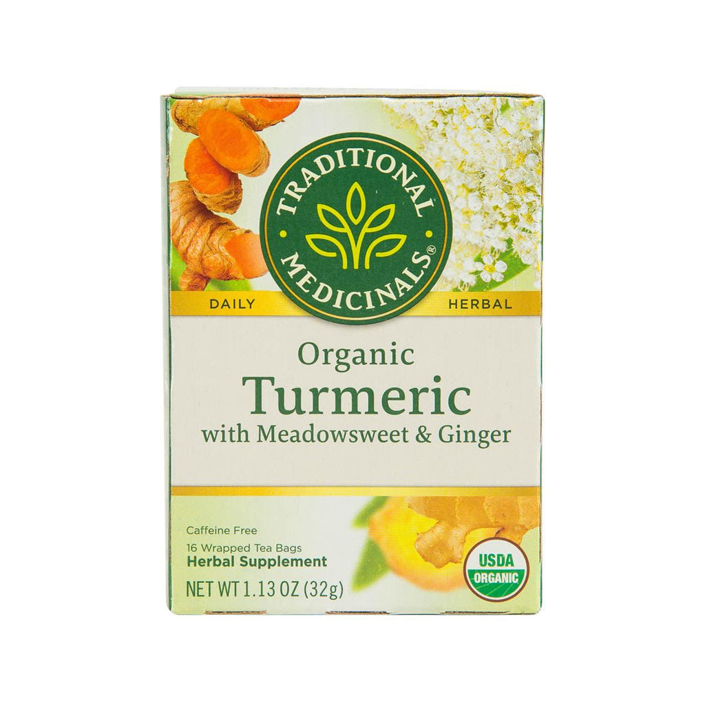 TRADITIONAL MEDICINALS Organic Turmeric with Meadowsweet and Ginger Tea Bag  (32g) - city'super E-Shop