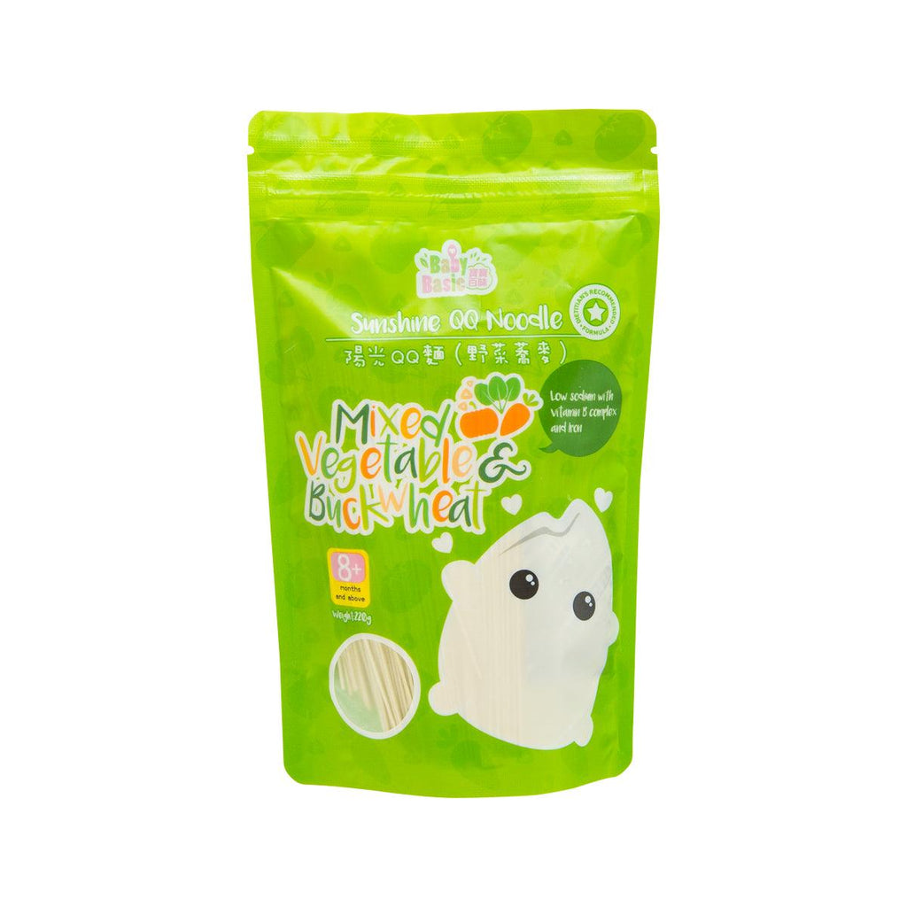 寶寶百味 陽光QQ麵 - 野菜&蕎麥 [8個月大]  (220g)