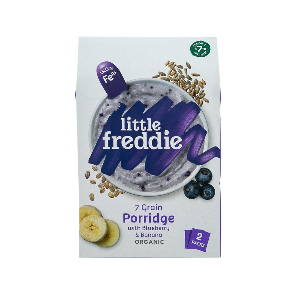 LITTLEFREDDIE 有機藍莓香蕉7種穀物米糊  (160g)