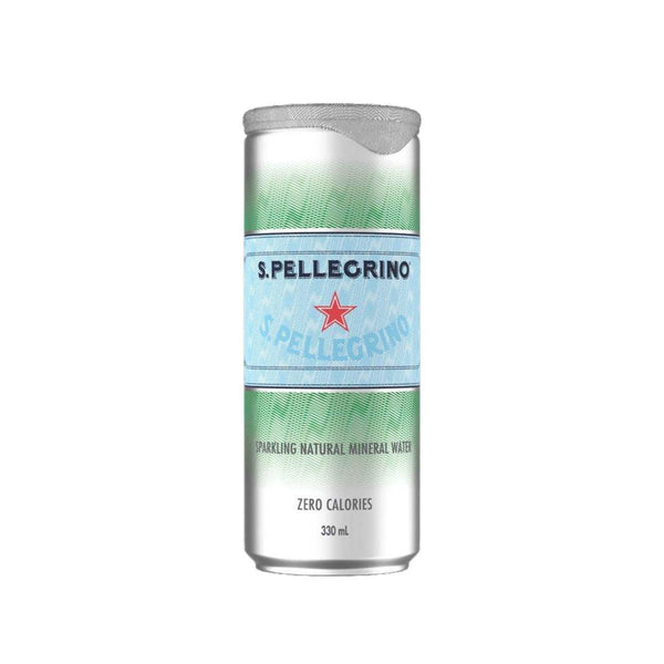 SAN PELLEGRINO 有氣天然礦泉水 [罐裝]  (330mL)