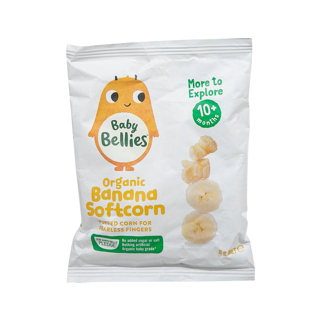 LITTLE BELLIES 有機香蕉小爆谷  (8g)