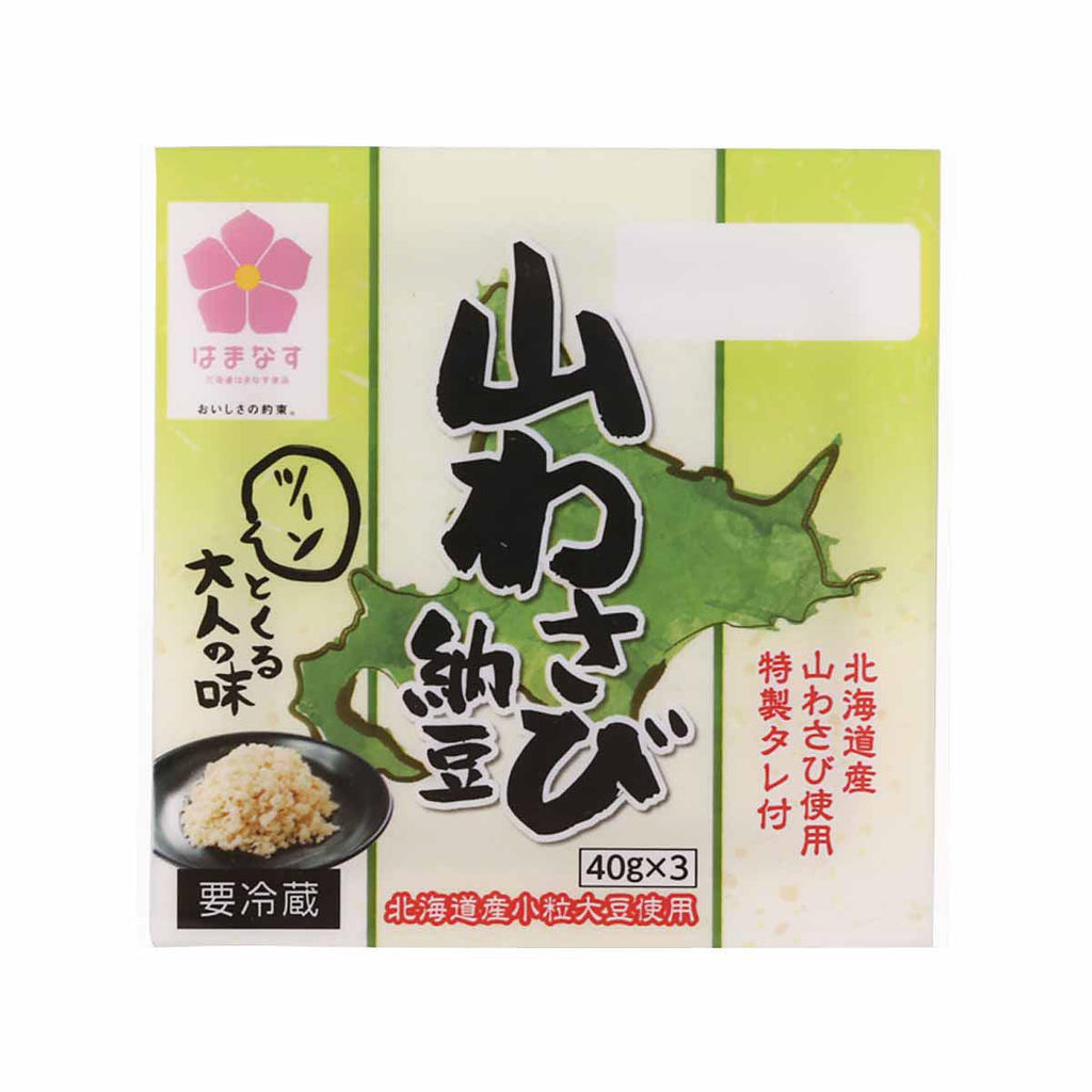HAMANASU 辣根醬納豆  (3 x 40g + 3 x 6.5g)