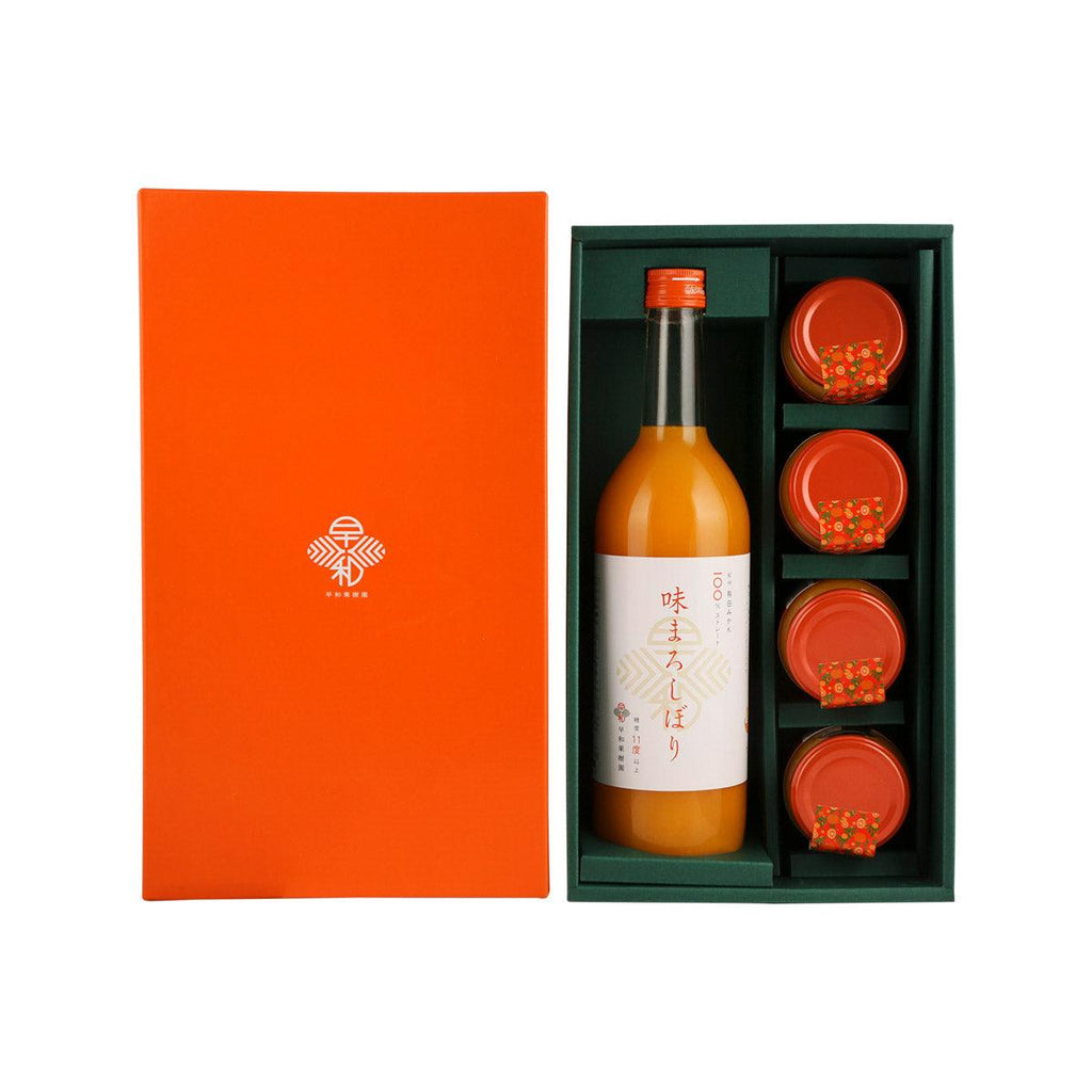 早和果樹園 禮盒 (蜜柑汁 + 蜜柑果醬)  (4 x 120g + 1 x 720mL)