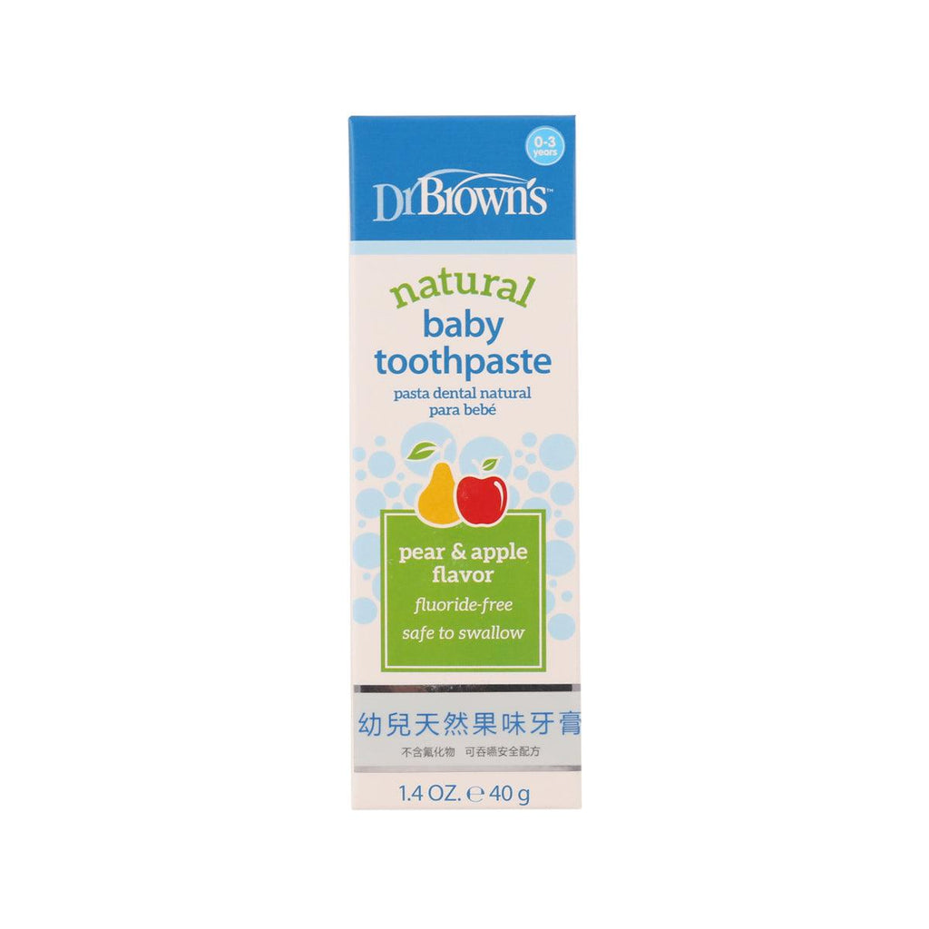 DR BROWN'S 天然幼兒牙膏 - 蘋果, 啤梨  (40g)