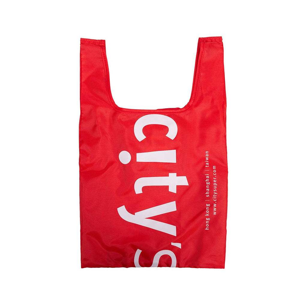CITYSUPER 可摺疊環保袋(小)-CS Logo-紅色