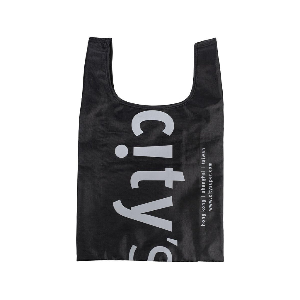 CITYSUPER 可摺疊環保袋(小)-CS Logo-黑色