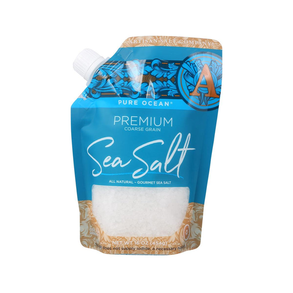 SALTWORKS Pure Ocean® Premium Coarse Grain Sea Salt  (454g)