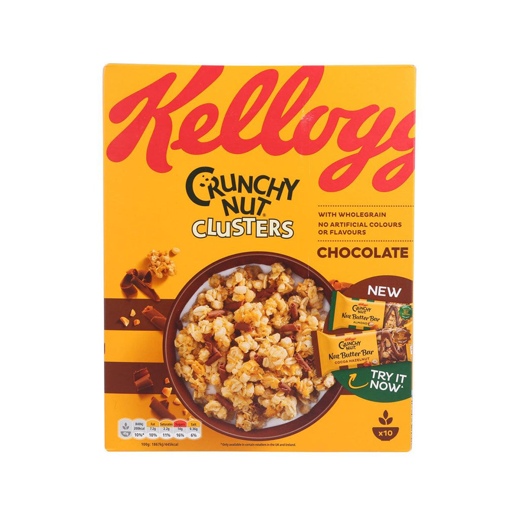 Kellogg's Crunchy Nut Chocolate Clusters, 400g