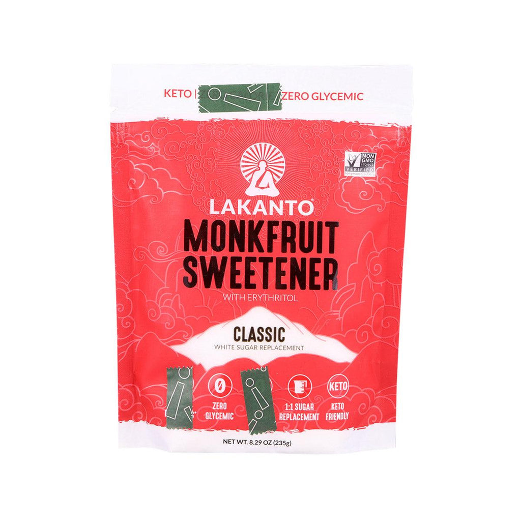 Lakanto Monk Fruit Sweetener, 235g – Keto, Zero Calorie