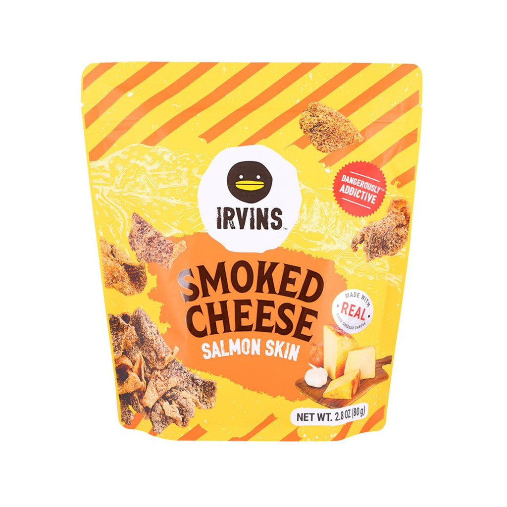 IRVINS Smoked Cheese Salmon Skin  (80g)