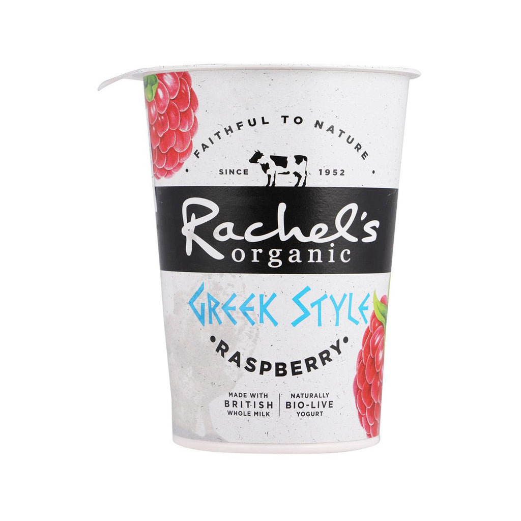 RACHEL'S Organic Greek Style Yogurt - Raspberry  (450g)