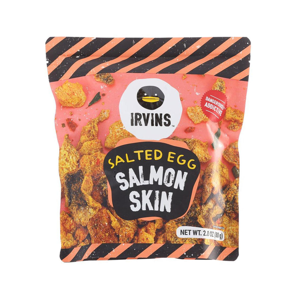 IRVINS 鹹蛋三文魚皮  (80g)