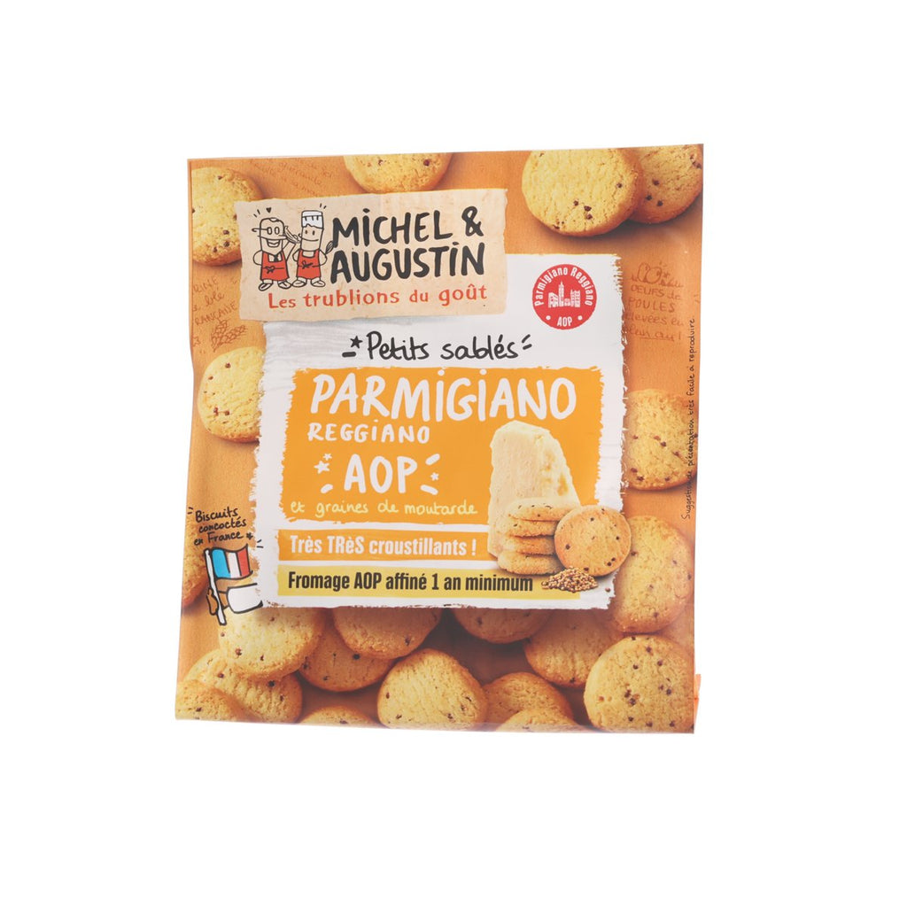 MICHEL & AUGUSTIN 巴馬乾酪及芥末脆曲奇餅  (100g)