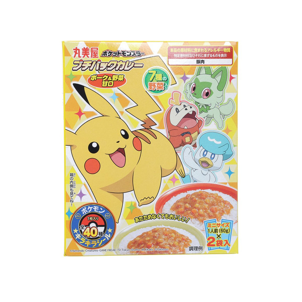 丸美屋 寶可夢即食豬肉什菜咖哩 [小袋裝] - 甘口  (120g)