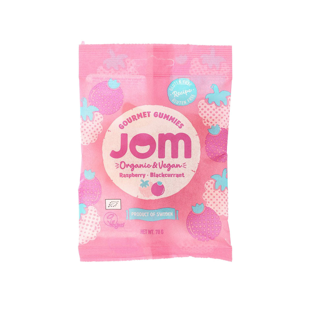 JOM 有機軟糖 - 紅桑子&黑加侖子味  (70g)