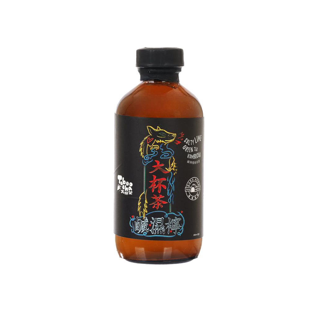 TABOOCHA Salty Lime Green Tea Kombucha  (250mL)