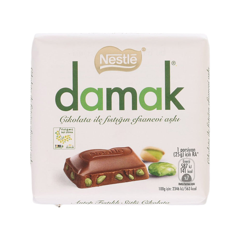DAMAK 開心果牛奶朱古力  (60g)