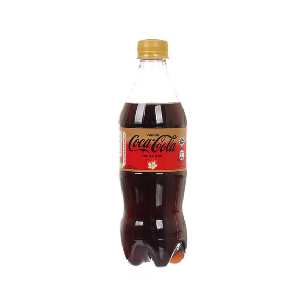 可口可樂 雲呢拿味無糖可口可樂 [膠樽裝]  (500mL)