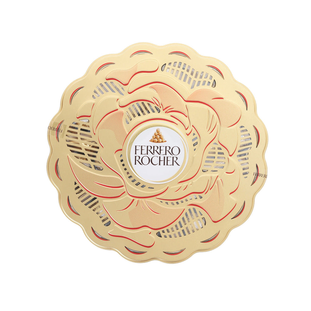 FERREROROCHER 榛子及牛奶朱古力 (花形鐵盒)  (250g)