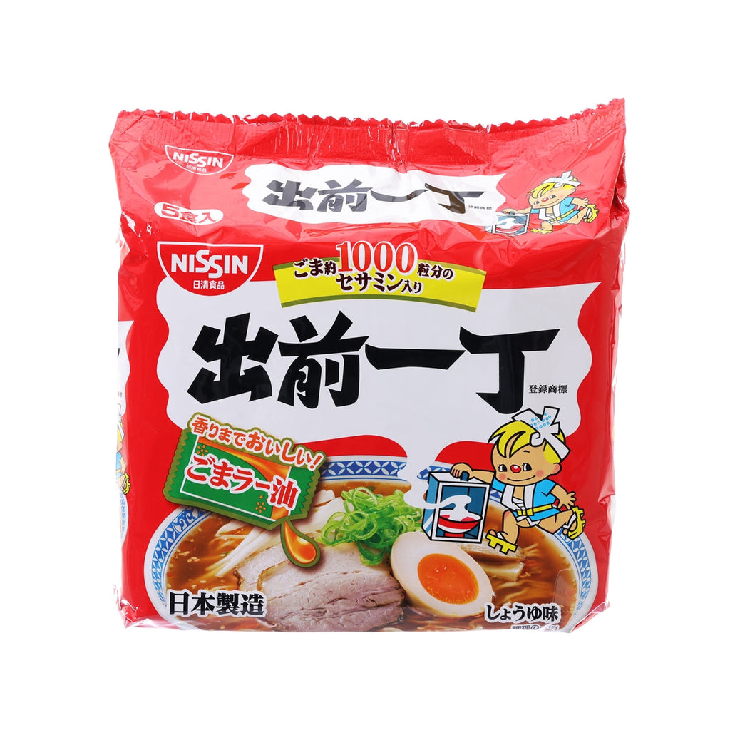 日清食品 出前一丁麻油味即食麵  (5 x 93g)