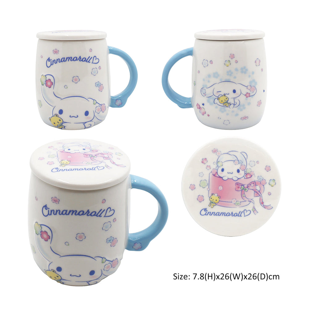 SANRIO Sanrio 25 Ceramic Mug with Lid - CN