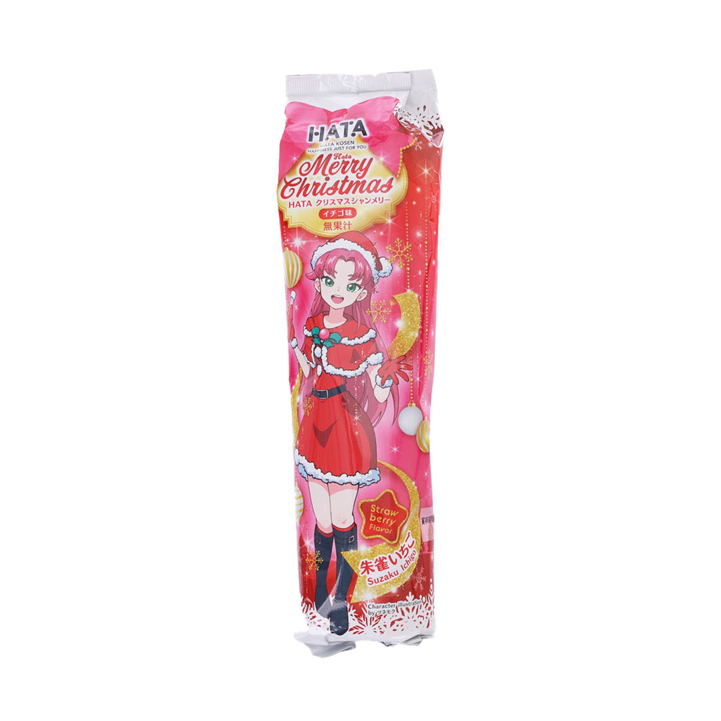 HATAKOSEN 聖誕炭酸飲品 - 士多啤梨味 [玻璃樽裝]  (360mL)